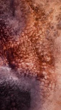 Mixing different colored alcohol inks in macro footage Stock Illustration