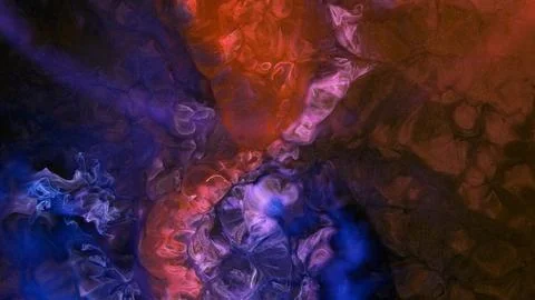 Mixing different colored alcohol inks creates unique designs Stock Photos