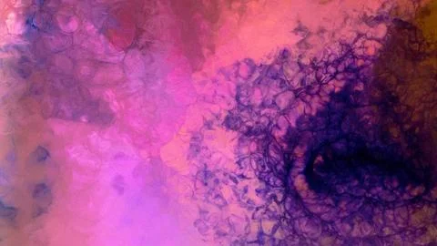 Mixing different colored alcohol inks to create abstract art patterns Stock Photos
