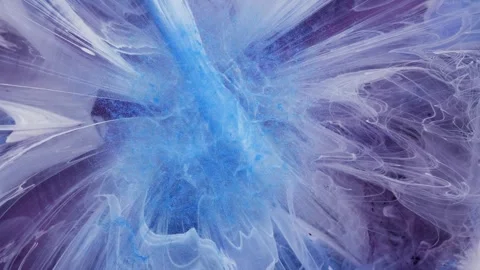 Mixing different colors of alcohol ink and epoxy resin in a creative process Stock Footage 342965804