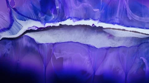Mixing different colors of alcohol ink and epoxy resin in a creative way Stock Footage 342985018
