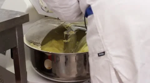 Mixing the dough Stock Footage 20541330