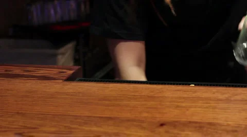 Mixing a drink Stock Footage 1682477