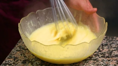 Mixing the eggnog Stock Footage 106628097