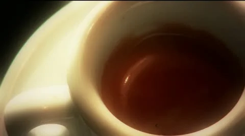 Mixing an espresso coffee Stock-Footage 12325466