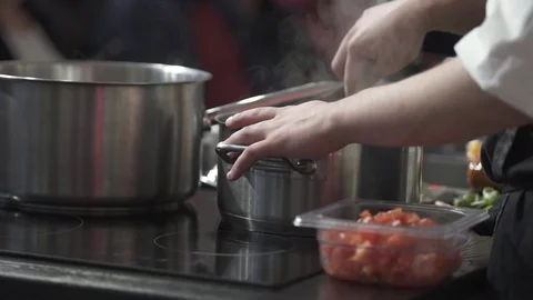 Mixing food Stock Footage 82028136