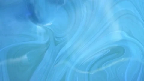 Mixing light blue paint. Stock Footage 194433001