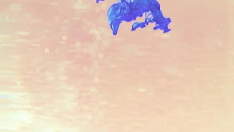 Mixing liquid and ink Stock-Footage 121774351