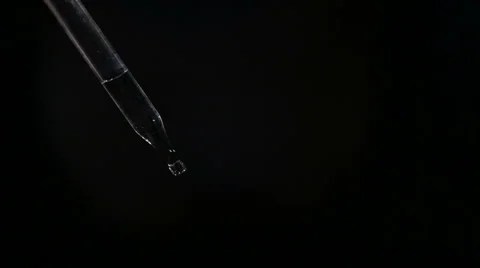 Mixing liquid for vaping using pipette closeup Stock Footage 68175492