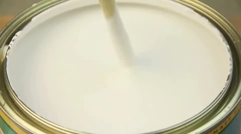 Mixing Paint 1 Stock Footage 10732660
