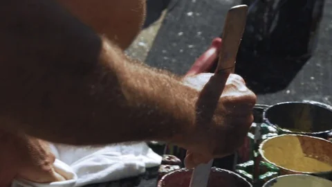 Mixing Paint Vidéo 74590244