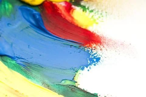 Mixing paints. background Stock Photos