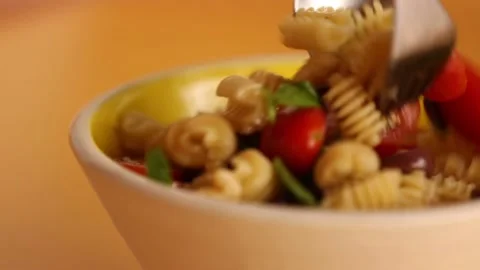 Mixing pasta Fredda Stock Footage 132146841