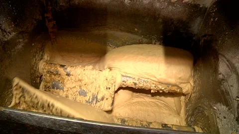 Mixing pastry for biscuits Stock-Footage 98966829
