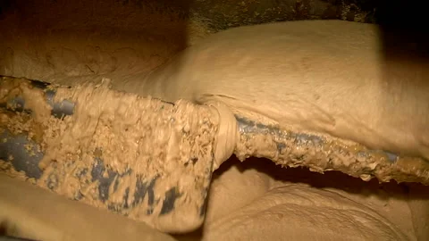 Mixing pastry for biscuits Stock Footage 98966918