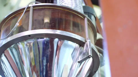 Mixing roasted coffee close up Video stock 52314116