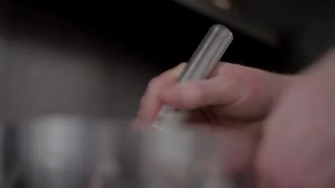 Mixing the sauce over the fire Stock-Footage 307340019