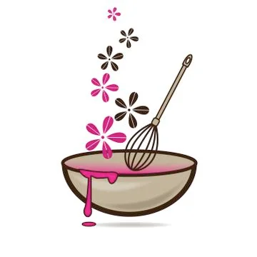 Mixing sauce vector Stock Illustration