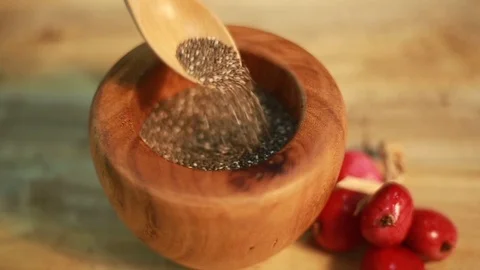 Mixing Seeds Stock Footage 104590994