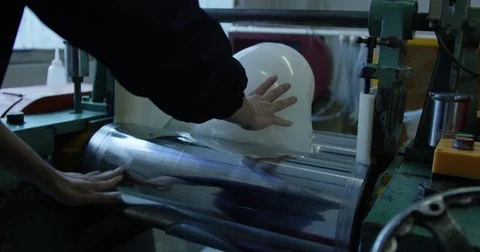 Mixing Silicone Rubber Slo-Mo Video stock 73072312