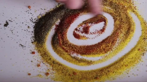 Mixing Spice Stock Footage 73778891