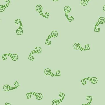 Mixing substances engineer line seamless pattern 스톡 일러스트