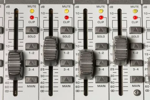 Mixing Table Switches Foto stock