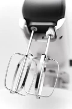 Mixing tools in a kitchen set up for cooking 스톡 사진