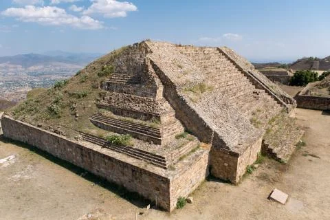 Mixtec pyramid Stock Photos