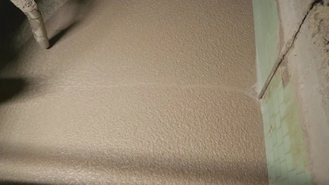 The mixture during the processing of paper mill in Rapina Estonia Stock Footage 98066862