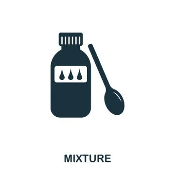 Mixture icon. Line style icon design. UI. Illustration of mixture icon Illustrazione stock