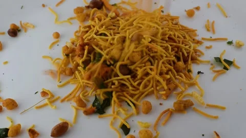 Mixture - an Indian savory 스톡 동영상 244325741