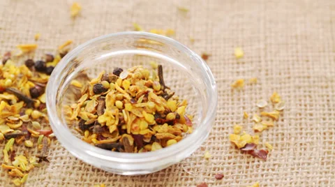Mixture of Malay spices Stock Footage 35970168