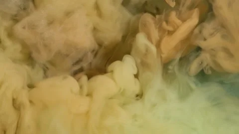 Mixture of paint dissolving as cloud Stock Footage 168420067