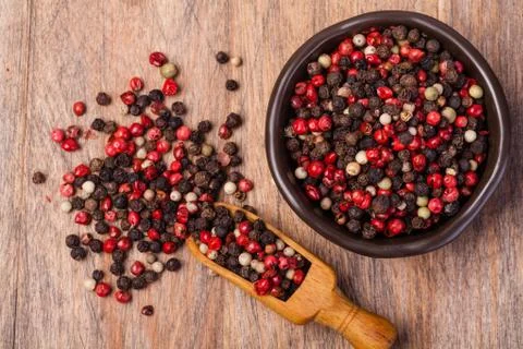 Mixture peppers Stock Photos