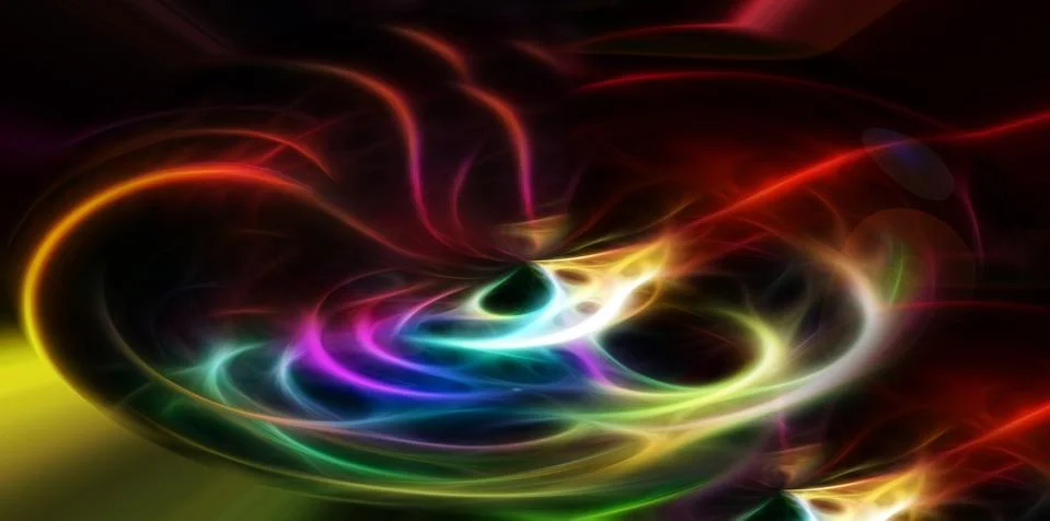 Mixture of smooth colors Stock Illustration