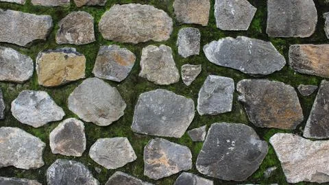 A mixture of stone and cement texture materials. Stock Photos
