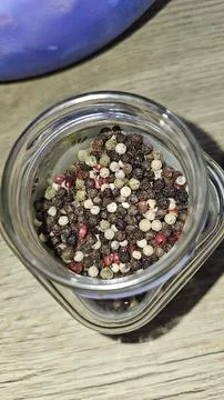 Mixture of three Peppers Stock Photos