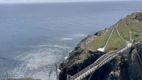 Mizen Head, County Cork, Ireland Ocean View Stock Footage 258598745