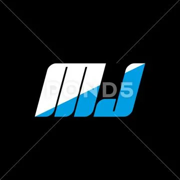 Modern Letter MJ, JM Logo Design Vector, with White and Black Color that  Can Be Used for Any Creative Business Stock Vector - Illustration of  graphic, branding: 201497902