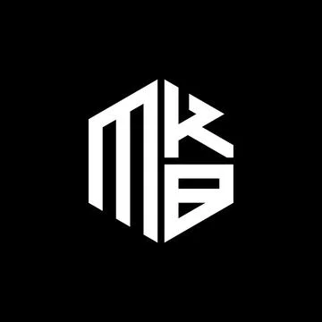 .MKB logo MKB icon MKB monogram MKB letter minimalist Circle flat Unique mo.. Stock Illustration