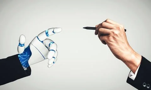 MLB Future artificial intelligence and machine learning for AI droid robot or イラスト素材