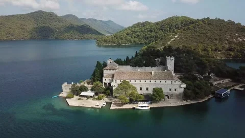 Mljet’s Biodiversity: Drone Views of Flora &amp; Fauna Stock Footage 304172470