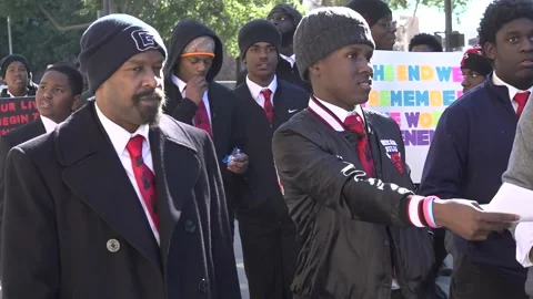 MLK Honor March Stock Footage 146242330