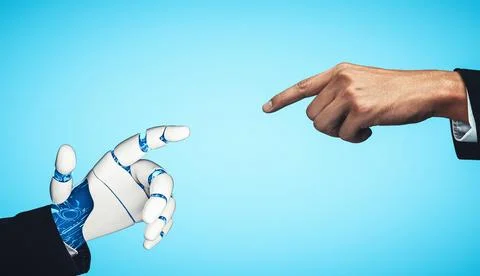 MLP Future artificial intelligence and machine learning for AI droid robot or イラスト素材