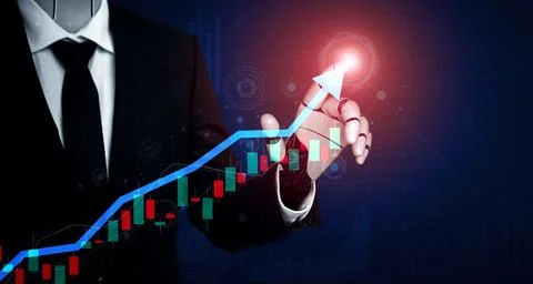 MLP Future artificial intelligence robot and cyborg. Stock Illustration