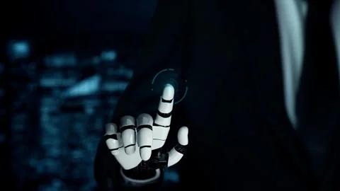 MLP Futuristic robot artificial intellig... | Stock Video | Pond5