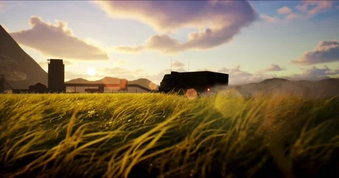 MLRS M270 missiles launch process Видео 237968394