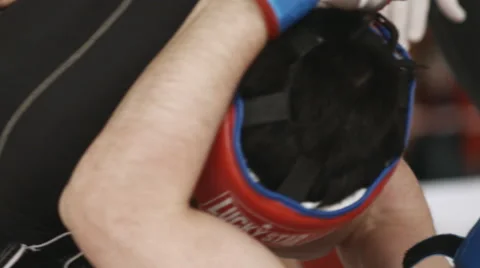 MMA Fighting 3 Stock Footage 48996636