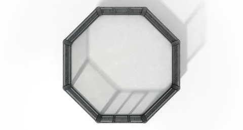 Mma ring isolated Stock Illustration